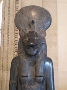 Closeup on the Face of Sekhmet  Closeup on the Face of Sekhmet